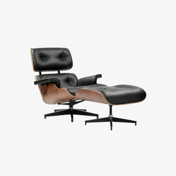 Lounge Eames + Ottoman Réplica - Piel Genuina